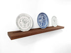 Plate Display Shelf in Mahogany