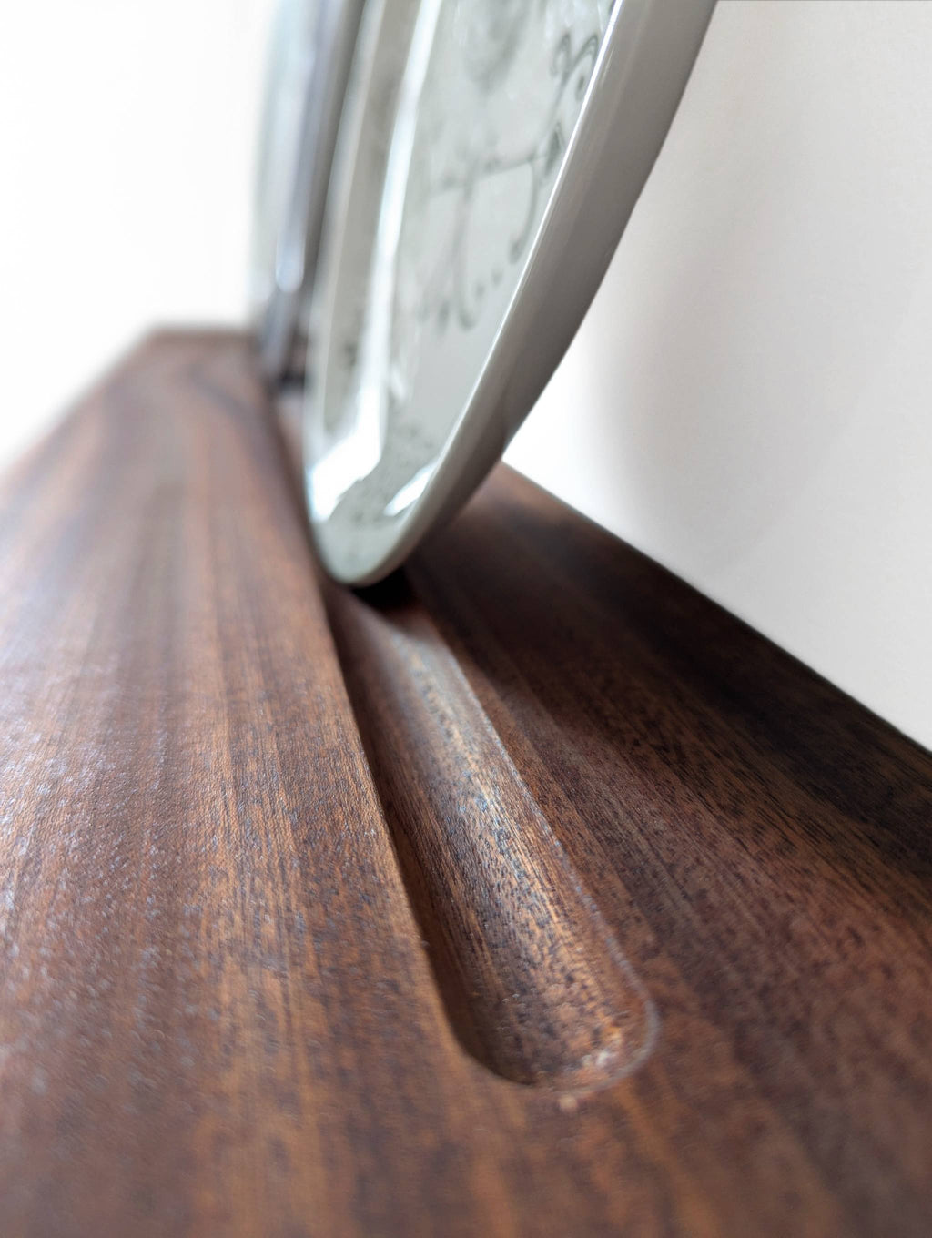 Plate Display Shelf in Oak