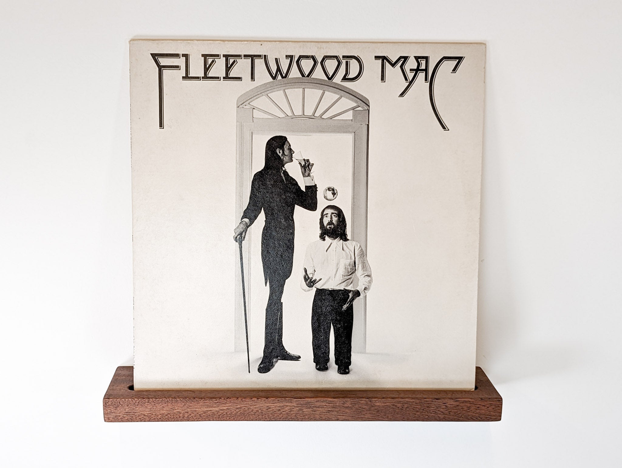 Vinyl Record Floating Shelf in Mahogany