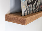 Vinyl Record Floating Shelf in Mahogany