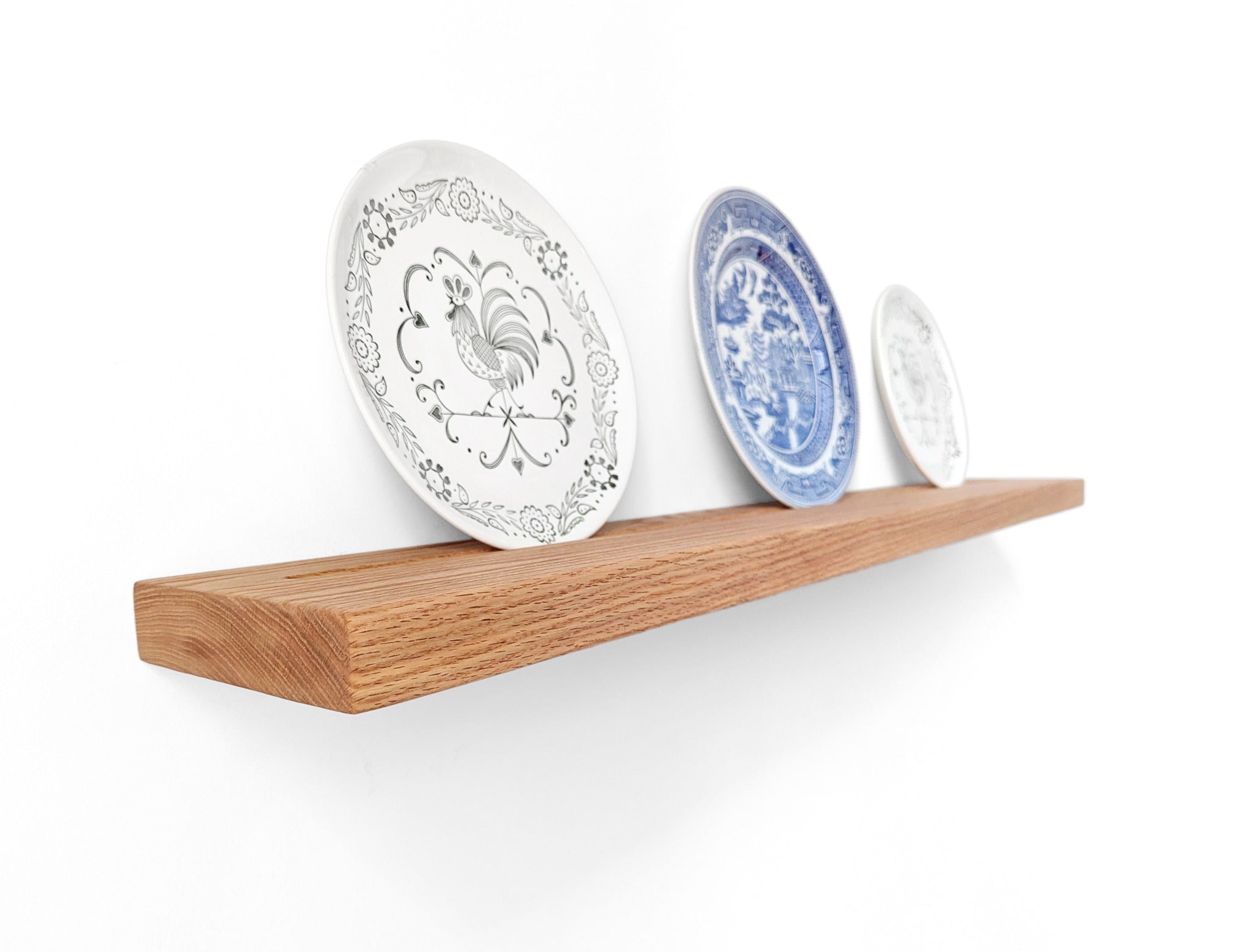 Plate Display Shelf in Mahogany