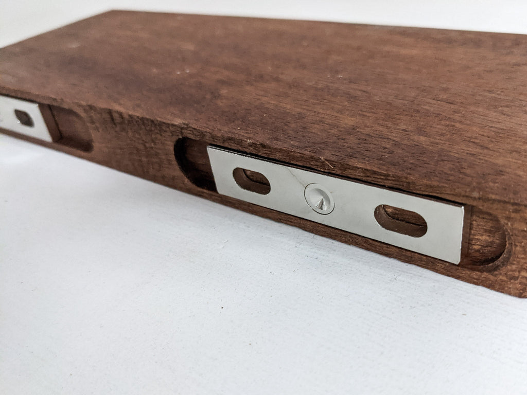 Live Edge Wood Shelf in Mahogany