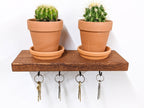 Key Hook Shelf in Oak