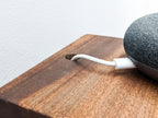Oak Floating Shelf with Cord Hole