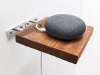 Oak Floating Shelf with Cord Hole