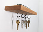 Floating Shelf for Keys in Mahogany
