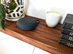 Thick Oak Floating Shelf with Grommet Hole