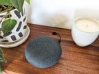 Thick Mahogany Floating Shelf with Grommet Hole