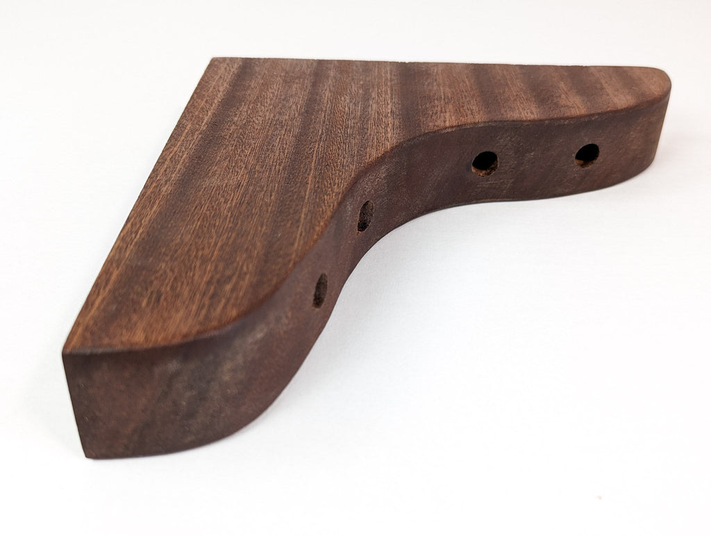 Solid Wood Shelf with Oak Brackets