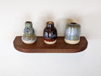 Thin Mahogany Floating Shelf with Rounded Corners